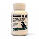 The K9 Store Mobi Joint+ Advanced Joint Support for Dogs & Cats | Glucosamine, Chondroitin, MSM, Collagen Type II | Dog Hip and Joint Supplement | Joint Support Supplement for Dogs (60 Tablets)