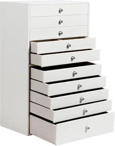 Miners2000 10 Drawers Jewelry Box, Large Capacity Jewelry Organizer for Necklaces, Earrings, Rings, Watches and Bracelets, Jewelry Storage Gifts Case for Birthday, Wedding, Christmas