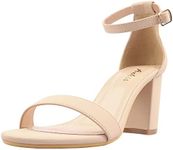 Ankis Nude Heels for Women - Open T