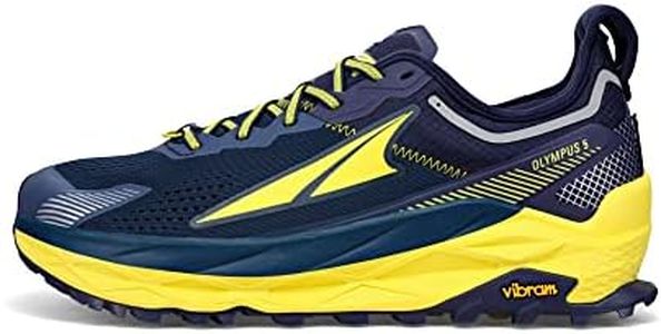 ALTRA Men's Olympus 5 Trail Running Shoe, Navy, 11.5