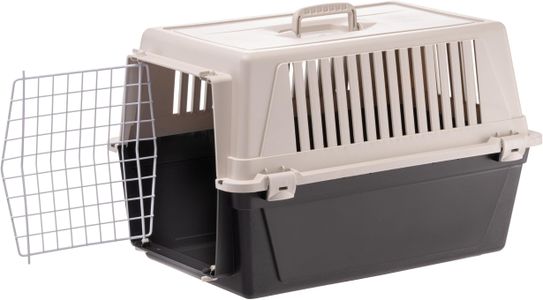 Ferplast Medium Dog Carrier – Secure Travel Box, Durable, Black, 15kg