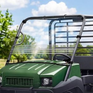 KEMIMOTO UTV Flip Windshield Compatible with Kawasaki Mule 4000 4010 2009+