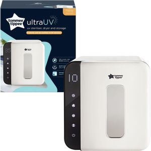 Tommee Tippee Ultra UV Steriliser & Dryer – White Baby Bottle Sanitizer