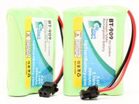 2 Pack - BT-909 Battery Replacement (700mAh, 3.6v, NiMH) for Uniden Cordless Phone Compatible with - Uniden TRU9280, Uniden TRU8860-2, Uniden TRU8865, Uniden TRU8865-2, Uniden TRU8866, Uniden TRU8885,