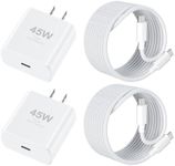 Phone 17 16 Pro Max Charger Fast Charging, 45W USB C Phone 17 16 Super Fast Charger Block with 10ft Long Type C Charging Cable Cord for i.Phone 17 Pro Max/17 Pro/17 Air/17/16/16Pro-Braided