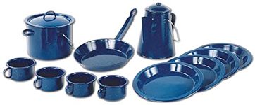 World Famous Blue Enamel Cook Set - 13 Piece