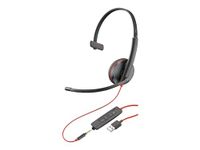 Plantronics Blackwire 3200 Mono Corded UC Headset With USB & 3.5mm Smart Phone Connectivity