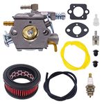 FitBest Carburetor WT-985 with Air Filter Fits Echo CS-370 CS-400 CS-400F Chainsaw A021001921 A021001920 Carb