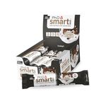 PhD Nutrition Smart Protein Bar Low Calorie, Nutritional Protein Bars/Protein Snacks, High Protein Low Sugar, Cookies and Cream Flavour, 20g of Protein, 64g Bar (12 Pack)