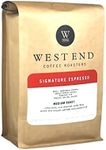 West End Coffee Roasters, Signature Espresso, Medium Roast, Whole Bean, Ethically Sourced (12oz/340g)