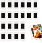 MATANA - 20 Pack Mini Acrylic Photo Frame Fridge Magnets - Perfect for Gift Bags & Souvenirs, 7.8cm x 5.3cm/3"x2"