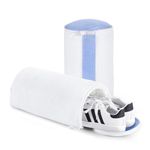 Teletrogy Shoe Washing Machine Bag 2Pcs, Fluffy Fibers Keep 360° Wrap-around Cleaning, Trainer Washing Machine Bag, Shoe Laundry Bag with Durable Hidden Zipper Reusable Shoe Cleaning Bag for Sneaker