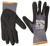 (5 Pairs) ATG Gloves 34-874 MaxiFlex Ultimate Assembly Gloves 5 x Grey/Black 8