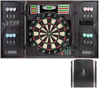 Arachnid Titanium 5400 Electronic Dartboard and Cabinet Set