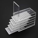 Sonew Eyelashes Storage Case Box Acrylic 5 Layers Eye Lashes Extension Organizer Tool Holders