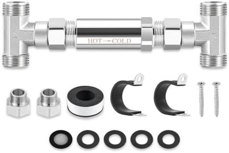 Crispaire 304 Stainless Steel Bypass Valve for Instant Hot Water Recirculating Pump A Great Replacement for the Old Plastic Version