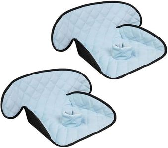 MOOB Waterproof Car Seat Protector - 2 Pack Premium Carseat Liner for Babies & Toddlers, Machine Washable & Quick-Dry, Anti-Slip Backing, Potty Training Pad for Infant Car Seat & Stroller (Blue)