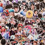 Sapraisee BTS Stickers 106 PCS Mixed Sticker Packs for Teens k pop Stickers Kawaii Stickers for Water Bottles Laptop Phone Case Skateboard