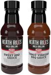 Heath Riles BBQ Sauces, Sweet and Tangy Vinegar BBQ Sauce Sampler, Pit Master Barbecue Sauce For Meat, Marinades, Dressings