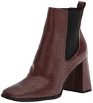 Circus by Sam Edelman Women's Polly Ankle Boot, Bourbon Snake Print, 3.5 UK