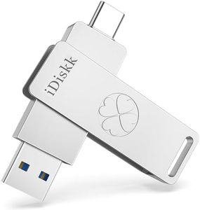 iDiskk 512GB Solid State USB Flash Drive, High speed SSD Up to 500MB/s Fast USB-C and Gen 2 USB3.2 USB Thumb Drive,Photo stick for Type-C Android phone,USB-C iPad,Laptop/Mac and Tablet（(No need App)）