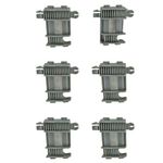 Fisher-Price Replacement Parts for Thomas & Friends Trackmaster Train Set - BDP14 ~ Works with Avalance Escape, Gordon's Hill and More ~ Package of 6 Adapters, Gray