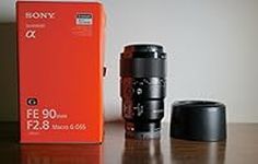 Sony just Focus Macro Lens FE 90 mm F2.8 Macro G OSS E Mount Full Size for SEL90M28G - International Version (No Warranty)