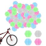 DYTHHN 108Pcs Kids Bicycle Spoke Beads Colorful Spoke Beads Bicycle Plastic Clip Bicycle Wheel Spoke Beads Cute Bike Wheel Spoke Decorations for Children's Bikes