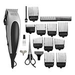 WAHL Vogue Corded Hair Clipper for Men, Home Hair Cutting, Male Grooming Kit, Mains Powered Clipping, Precision Cutting Blades, Black