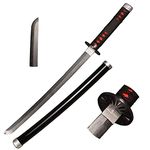 Skyward Blade Wood Cosplay Anime Sword, Tanjirou Samurai Sword, Toys for Children, Anime Fan, The Special Knife of Black Katana Knife