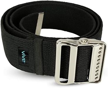 Vive Gait Belt (60 Inch) - Transfer Assist Device for Seniors, Elderly, Bariatric, Occupational and Physical Therapy - Medical Nursing Safety