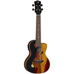 Luna Guitars, 4-String Vista Wolf Concert Acoustic/Electric Ukulele (UKE C)