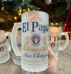 16 oz Frosted Beer Mug,Family Dad G