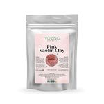 Young Chemist Pink kaolin Clay/Cleanser/Raw, Vegan and Organic with detoxifying Properties/Paraben free/Good for Body, Face and Hair (all Skin Type, Powder Form, Pink, 1 kg)