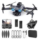 Drones with Camera for Adults 4K, Brushless Motor Drone for Kids Beginners, FPV Foldable RC Code Drone, 45 Mins Long Flight Time, Online Mode Beyond-Range Loss Alert Toys for Kids and Adults.GF3
