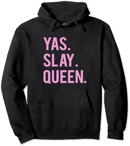 Cute Yas Slay Queen Quote Girls Pullover Hoodie Top