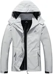 MOERDENG Women's Waterproof Rain Ja