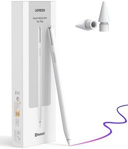 UGREEN Pen for iPad 2018-2025, Faster Charge Tilt Sensitivity Palm Rejection Bluetooth Pencil Stylus Pen Compatible iPad 11/10/9/8/7/6/A16, Mini 7/6/5, Air M3/M2 11"/13"/5/4/3, Pro M4 13"/12.9″/11″