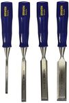 Irwin M444S4N Blue Industrial Tools M444/S4N Carded Chisel Set, 4-Piece