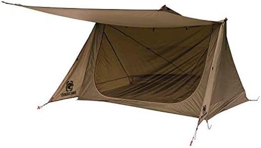 OneTigris Backwoods Bungalow Ultralight Bushcraft Shelter 2.0, Backpacking Tent with Canopy 2 Person Waterproof Ripstop