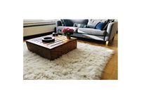 Rugs & Stuff Premium Shaggy Flokati Greek Rugs Ivory colour - 70 x 120cm - 2000gsm