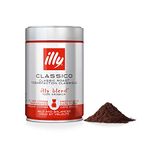 illy Coffee - Classico Filter Coffee - Medium Roast - 100% Arabica Coffee - Ideal for Filter/Cafetiere Preparation - 250g Tin