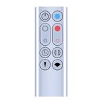 PZL New Replacement Remote Control for Dÿson AM09 Hot + Cool Heater Tower Fan (Sliver)