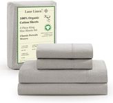 LANE LINEN 100% Organic Cotton Shee