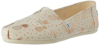 TOMS Women's Alpargata Loafer Flat, Pineapple Natural, 6.5 UK