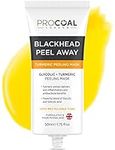 Blackhead Remover Mask, Glycolic, Turmeric Peel Off Face Masks by Procoal – Fights Blackheads, Pollutants & Free Radicals, Not Suitable for Sensitive Skin, 100% Recyclable Tube, Made in UK