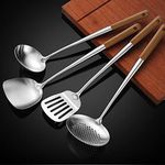 NIITAWH Wok Utensils for Carbon Ste