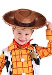 Disney Toy Story Toddler Costume Hat for Woody - Faux Leather Stitching, One Size Fits Most