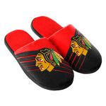 FOCO NHL Chicago Blackhawks (2016 Edition) Big Logo Slide Slipper Small