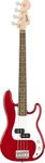 Squier by Fender Electric Mini Precision Bass Guitar, Dakota Red, Comes with Free Virtual Lessons
